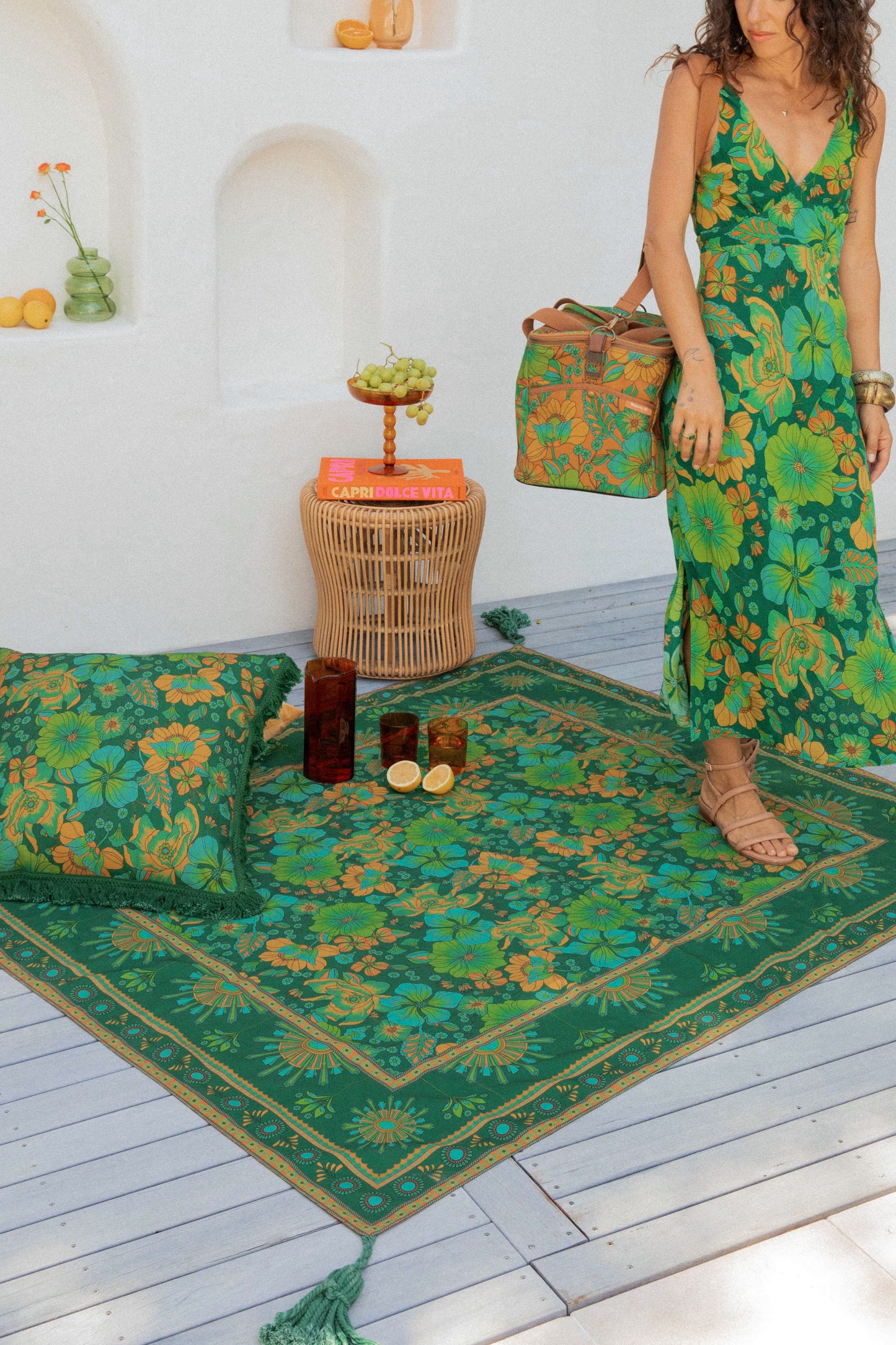 Wandering Folk x Nine Lives Bazaar Land Of The Sun Rug