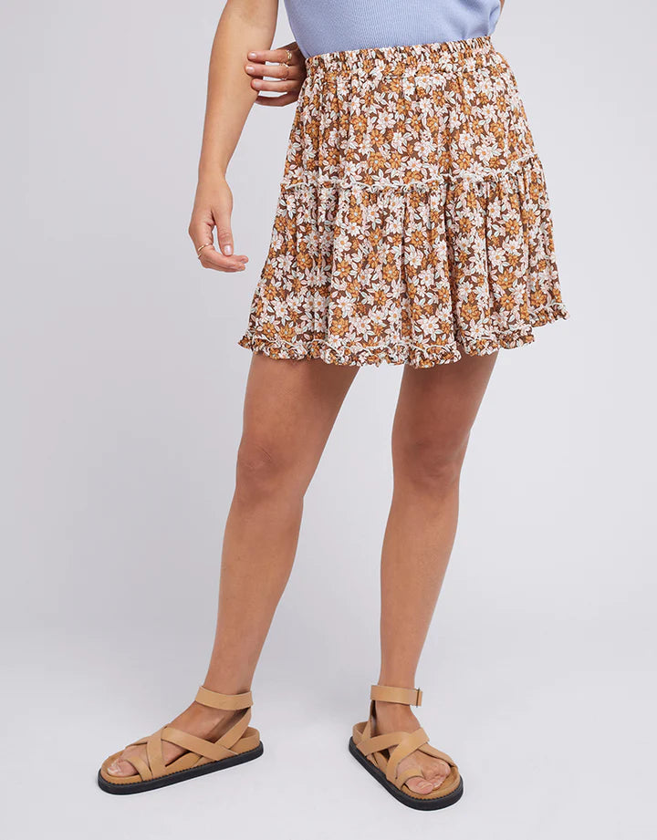 Willa Floral Mini Skirt