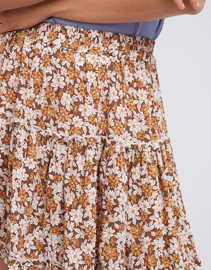Willa Floral Mini Skirt